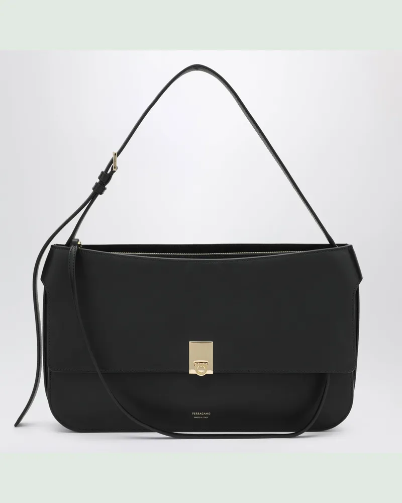 Ferragamo Cara Tasche Größe S in Schwarz Black