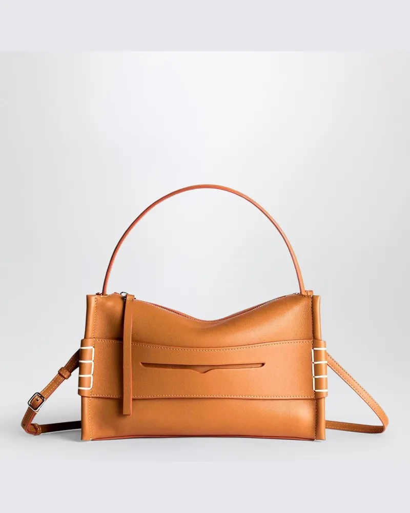 J.W.Anderson Kleine Loafer Bag in Cognac Braun