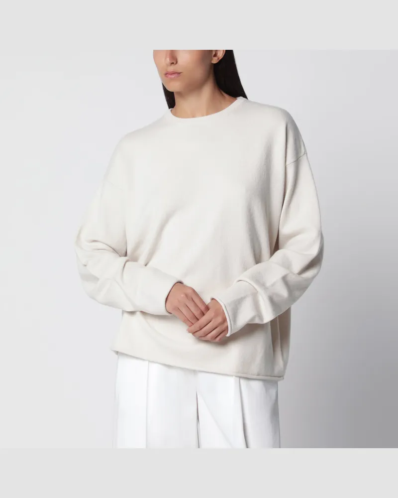 extreme cashmere Paolo Pullover in Beige aus Kaschmir Beige
