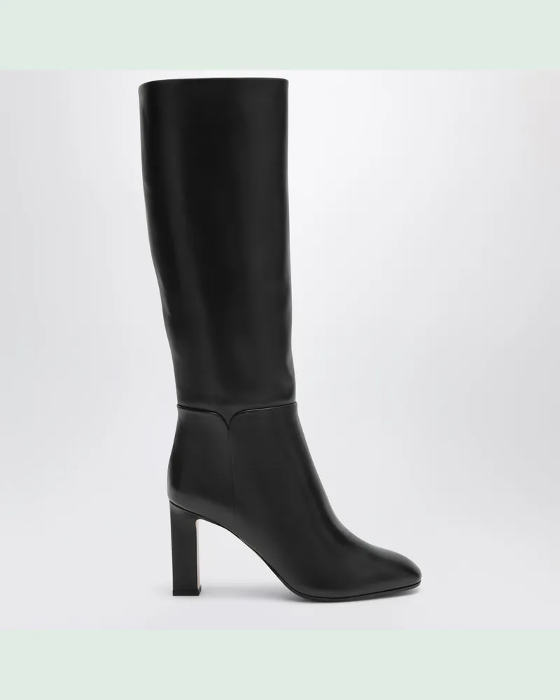 Aquazzura Sellier Stiefel aus schwarzem Kalbsleder Black