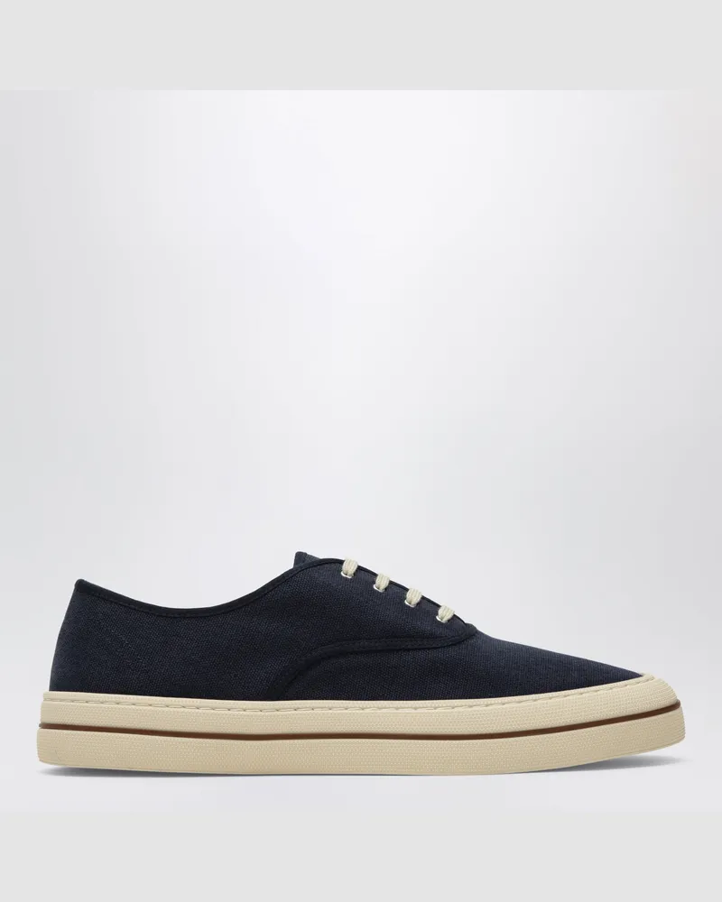 Loro Piana Nantucket Walk Sneakers in Navyblau Blue