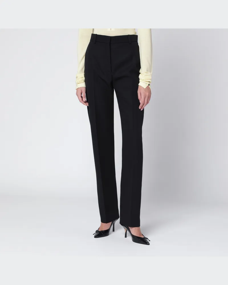 Jacquemus Schwarze Wollhose 