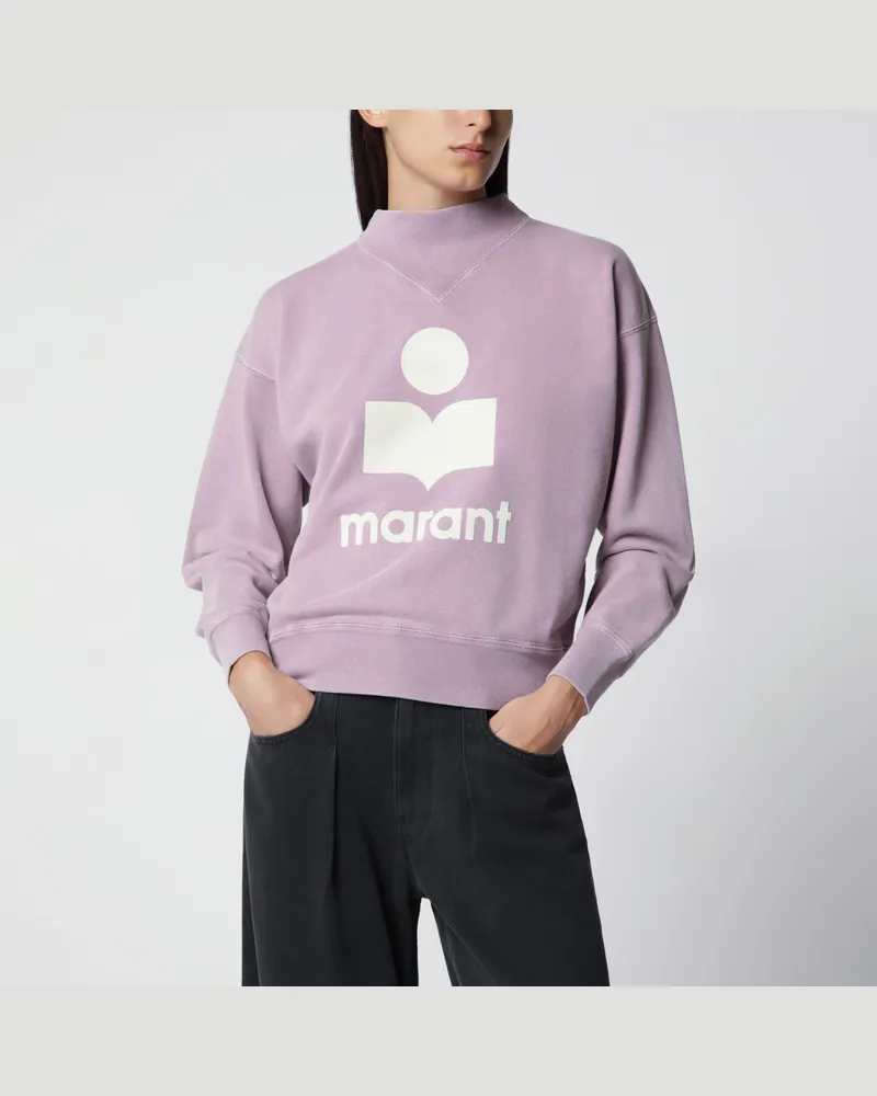 Isabel Marant Moby Sweatshirt aus rosébrauner Baumwolle mit Logo Pink