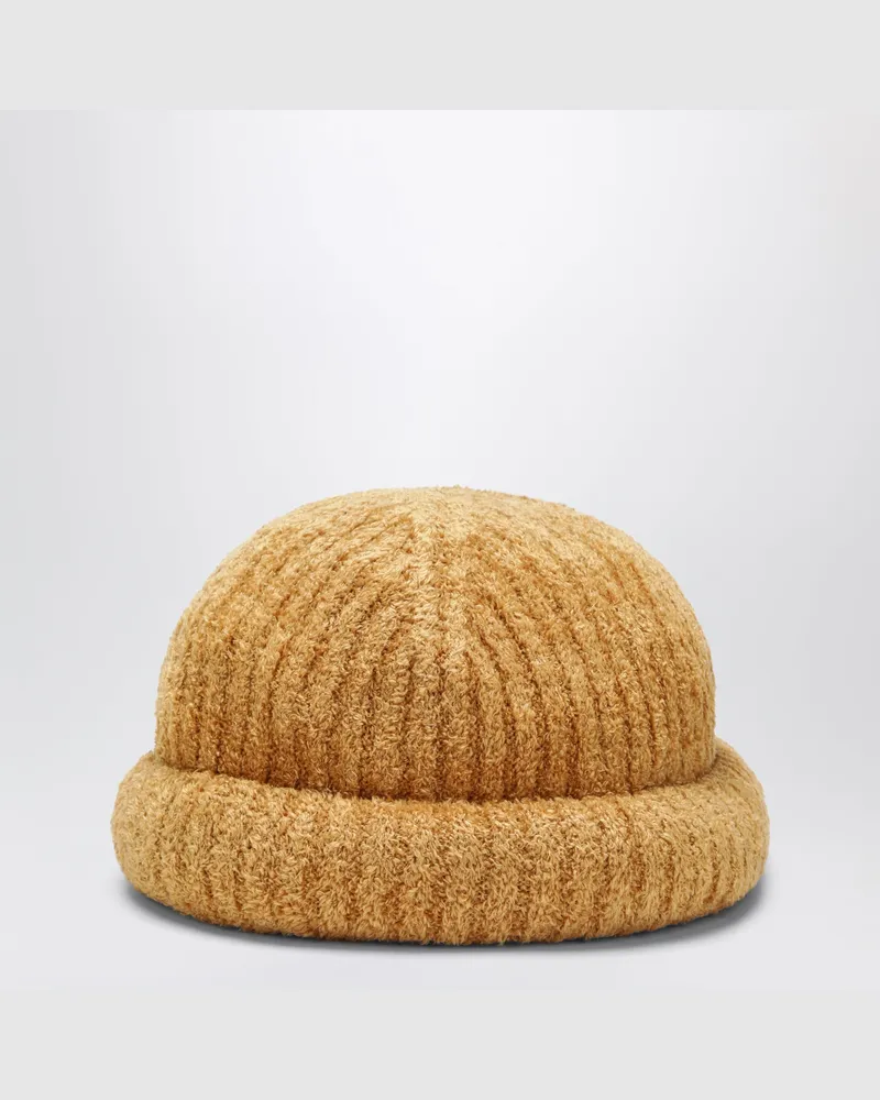 Loro Piana Wisteria-Mütze in Soft Mocha Camel Seide Brown