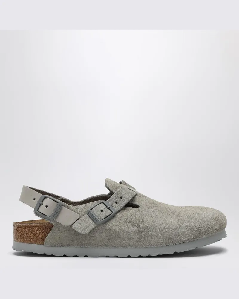 Birkenstock Tokio-Slipper aus grauem Wildleder Grau