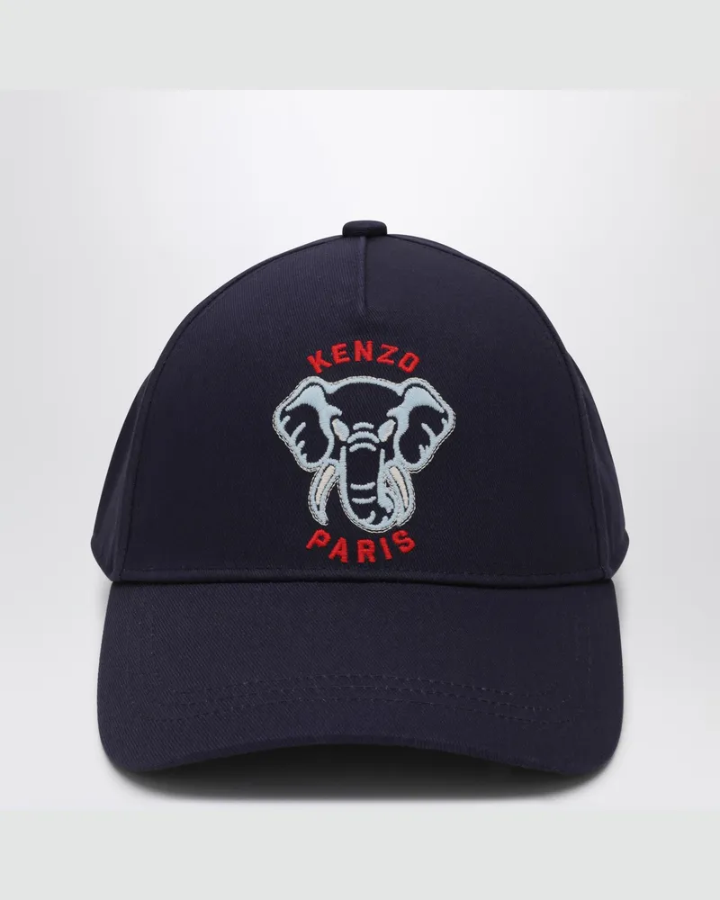 Kenzo Blaues Baseballcap mit Logo 