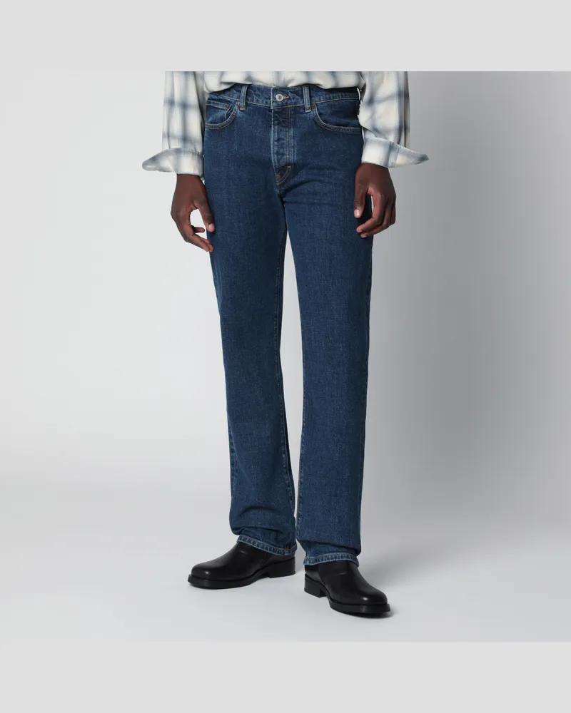 JEANERICA Dunkelblaue Casual Jeans im Vintage-Look Blue