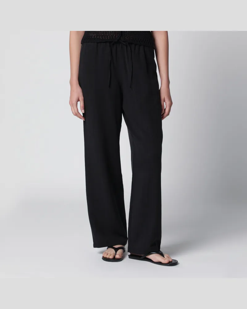 Dunst Schwarze Rayon-Hose Black