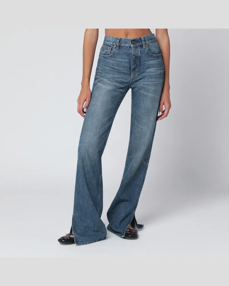 Chloé Blaue Jeans mit Schlitzen Blue