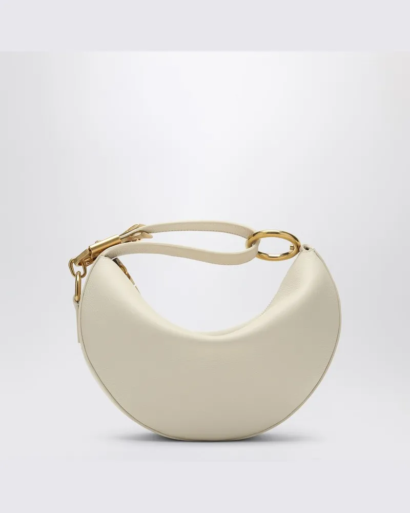 Burberry Elfenbeinleder Rittertasche Beige