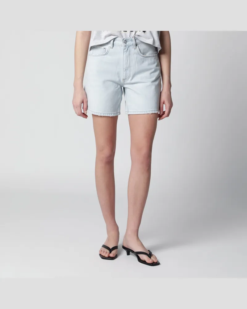 Anine Bing Hellblaue Denim-Shorts Blue