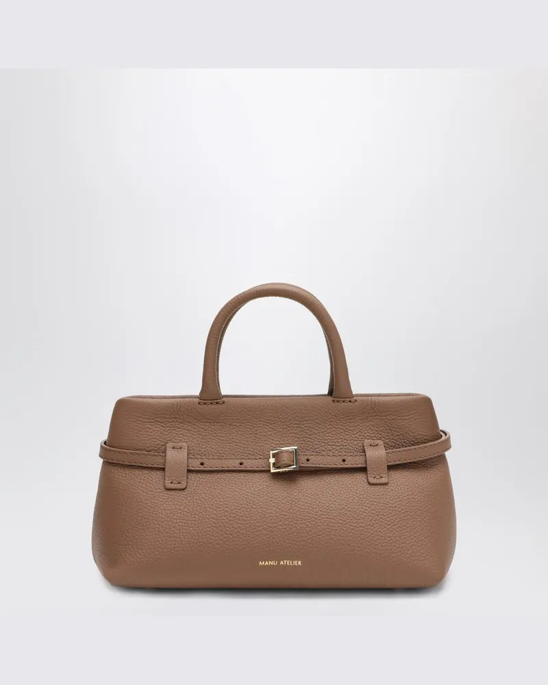 Manu Atelier Le Cambon 25 Mocha Mousse Tasche aus Wildleder Braun