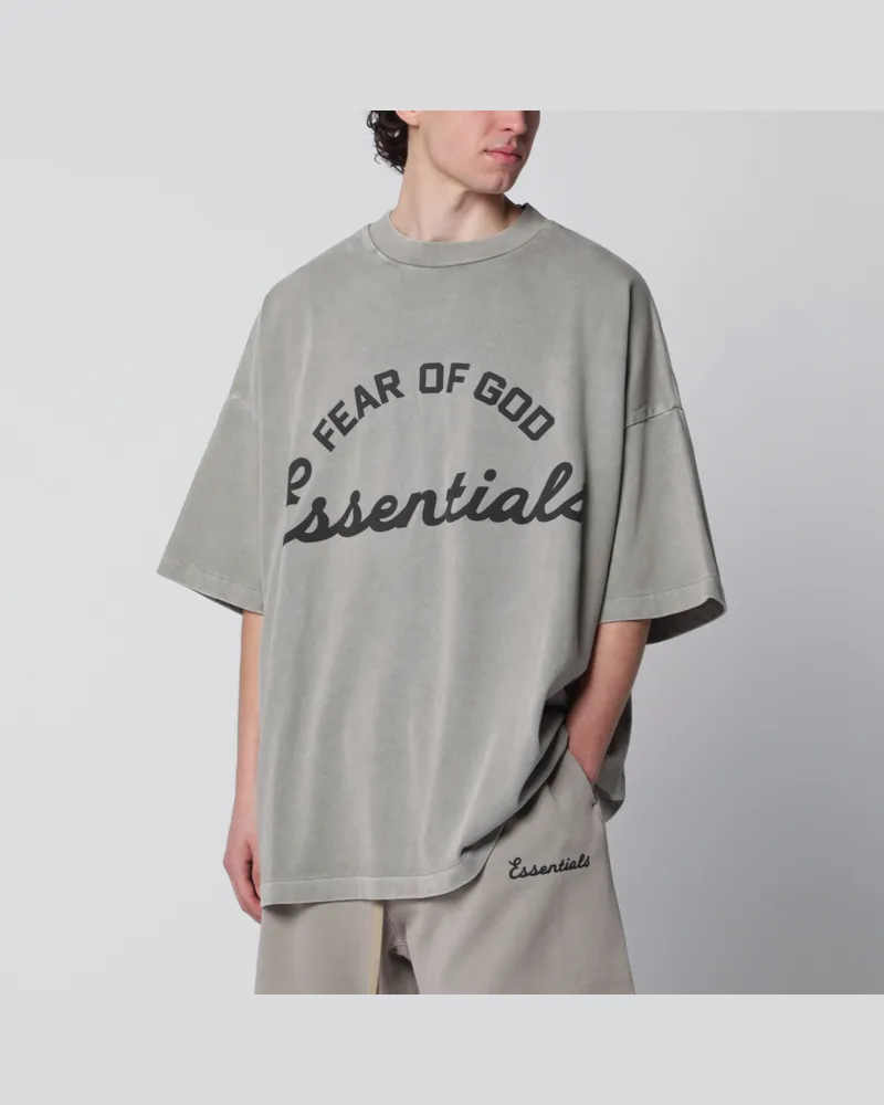 Fear of God Training 90s T-Shirt aus verwaschenem grauem Baumwolljersey Grey