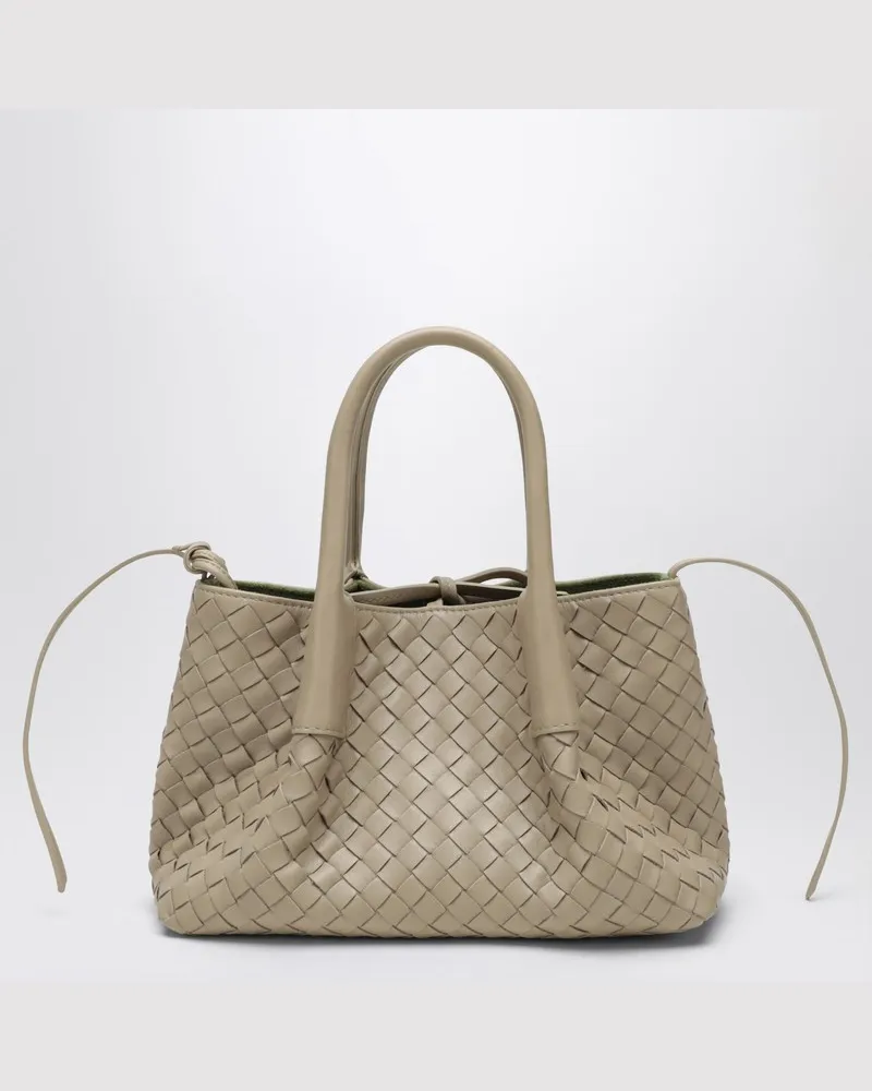 Bottega Veneta Ecru kleine Pinacoteca-Tasche Beige