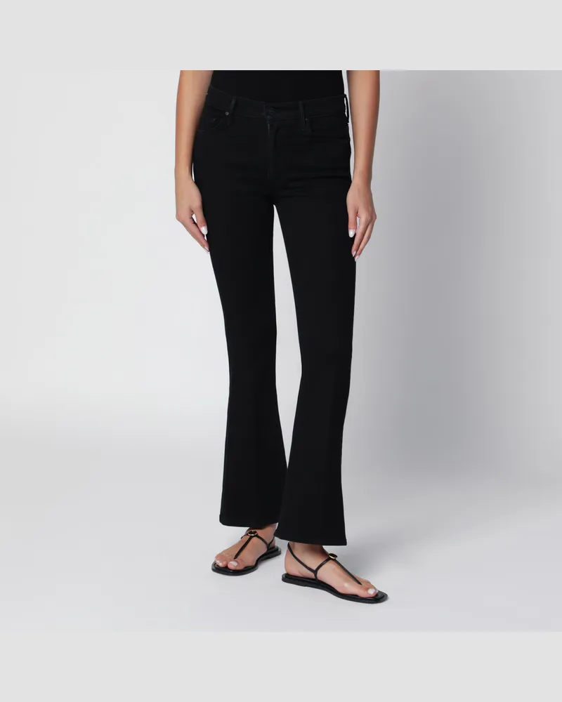 Mother The Weekender Jeans aus schwarzem Denim Black