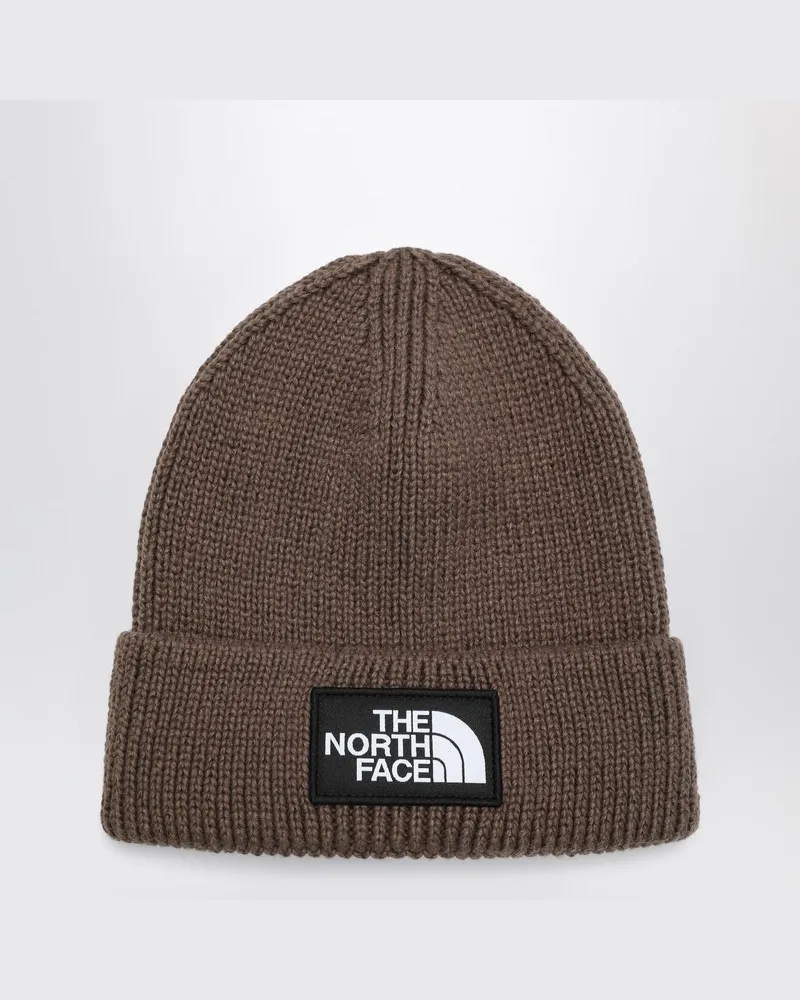 The North Face Braune Mütze mit Logo-Patch Braun