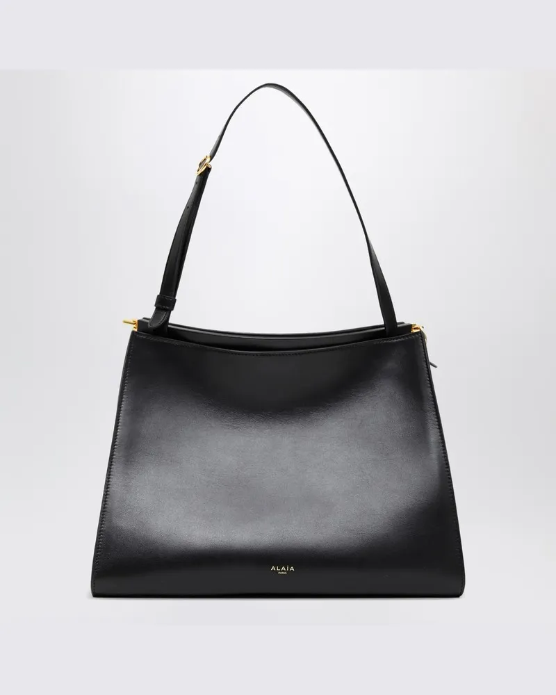 Alaïa Schwarze Le Click Tasche in mittlerer Größe Schwarz