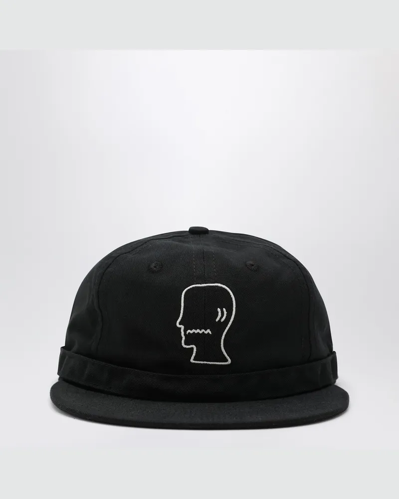 Brain Dead Schwarze Baseballkappe aus Baumwolle Black