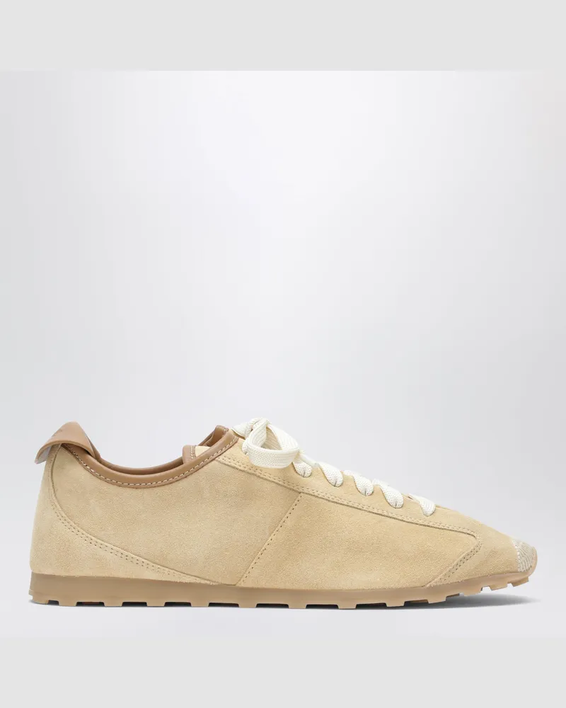 Jacquemus Beige Les Tennis Sneakers aus Veloursleder Beige