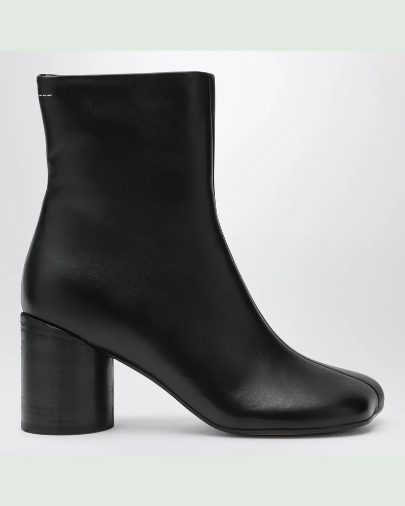 Maison Margiela Tabi ankle boots in nappa leather in black Black