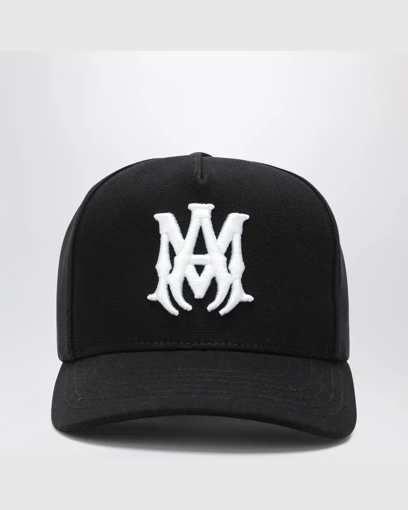 Amiri Schwarze Baseballkappe mit Logo Black