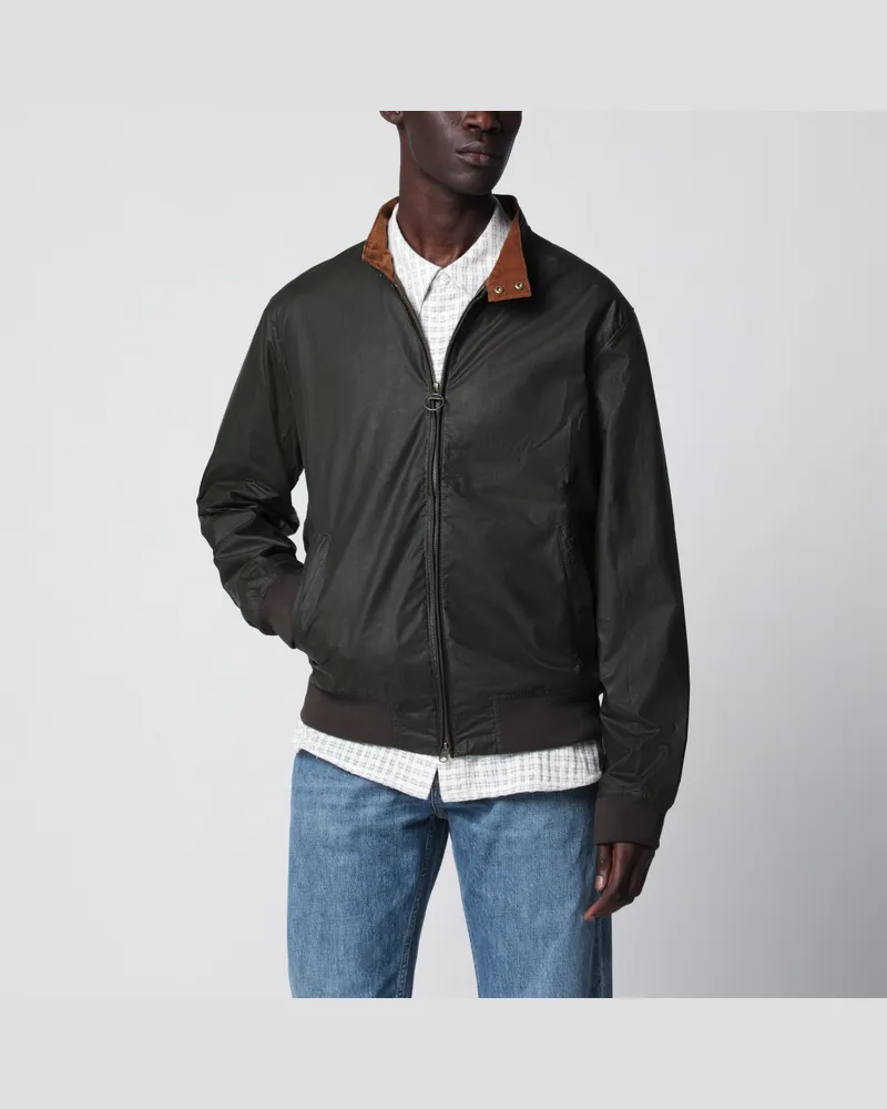 Barbour Leichte gewachste Royston Jacke in Olivgrün Green
