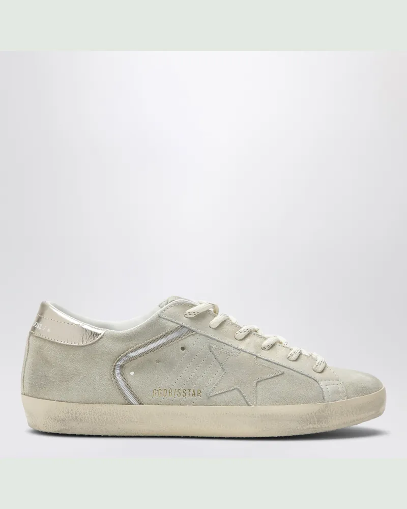 Golden Goose Super-Star Sneakers beige/platin aus Wildleder Beige