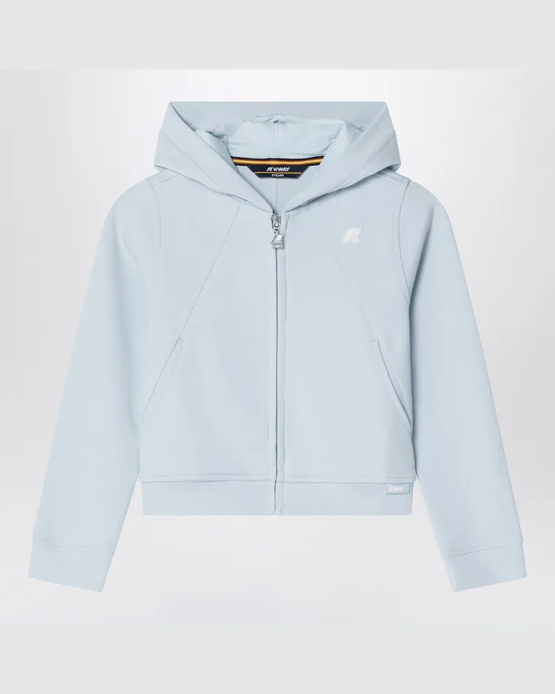 K-Way Light blue Rena zip sweatshirt Light