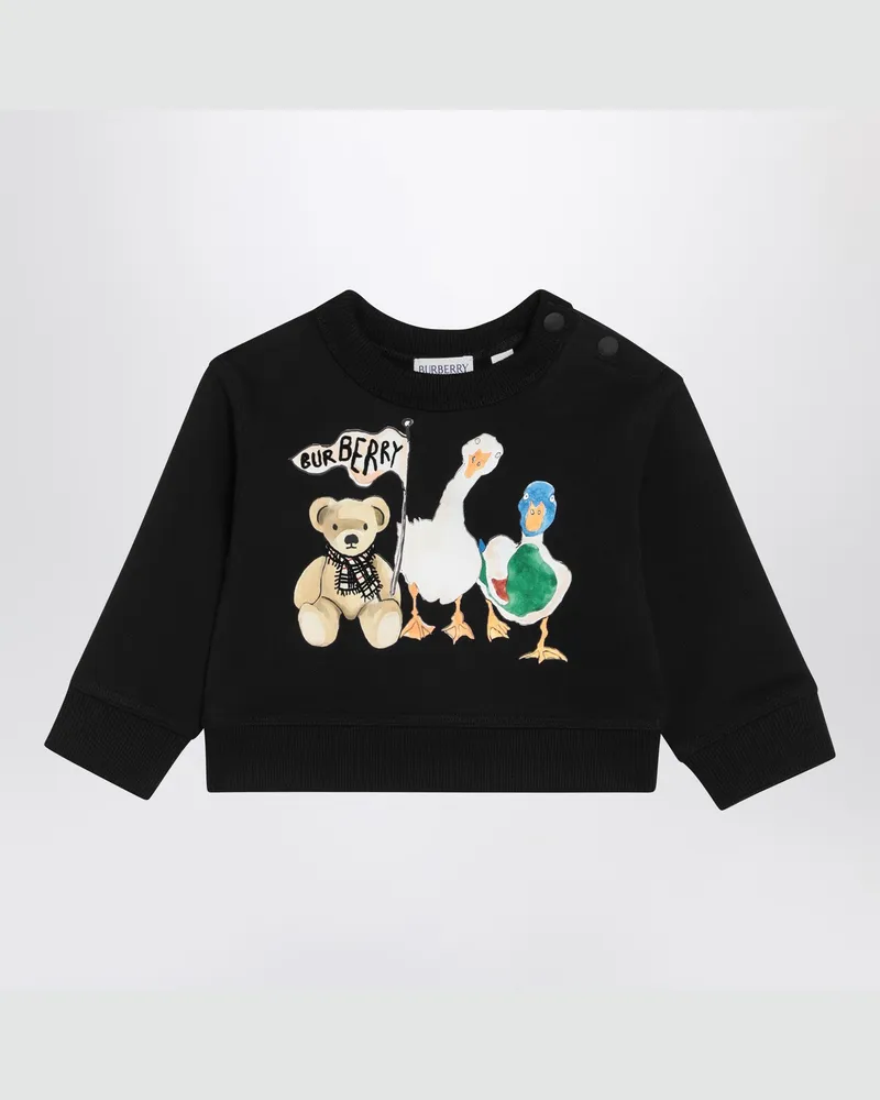 Burberry Schwarzes Sweatshirt mit Thomas Bär and friends Black
