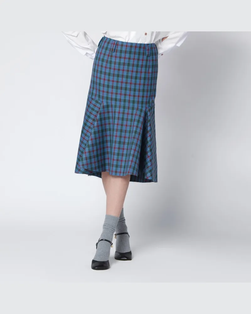 Namacheko Rüschenrock mit Check-Muster Mehrfarbig