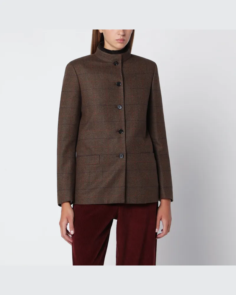 Loro Piana Nicole Jacke aus Wolle und Kaschmir Multicolor