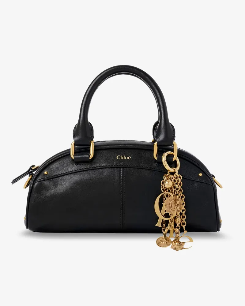 Chloé Small Bowling Leather Crossbody Bag -  - gender_Woman Black
