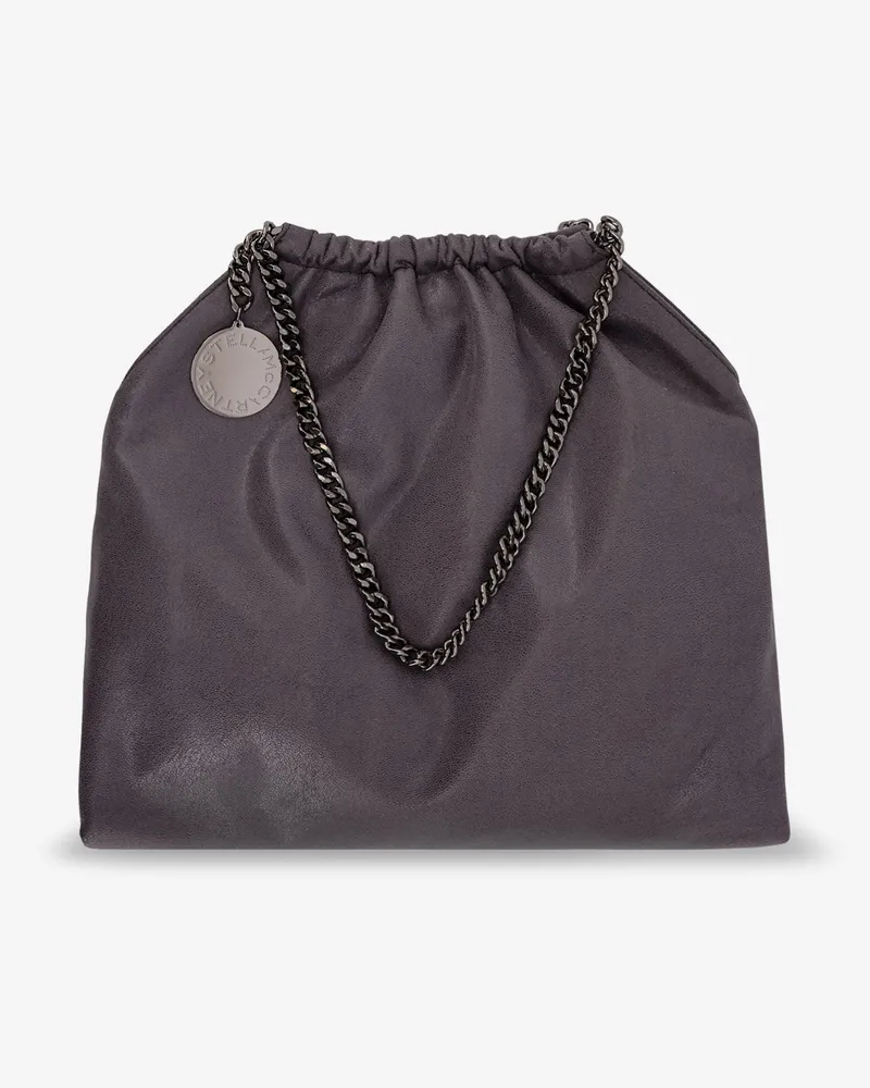 Stella McCartney Falabella shoulder bag with metal drawstring -  - gender_Woman Grey