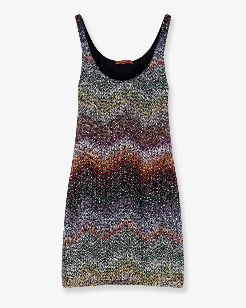 Missoni Short knitted dress with all-over sequins -  - gender_Woman Multicolor