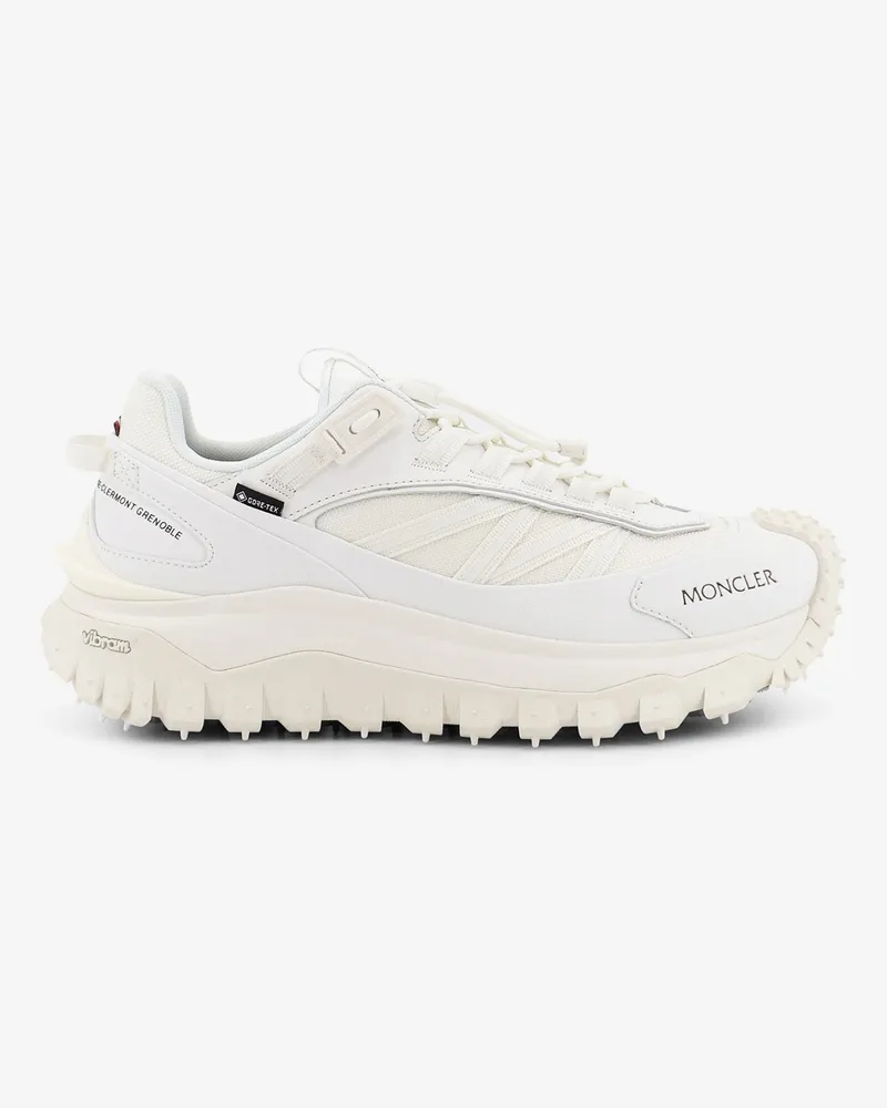 Moncler Trailgrip GTX nylon and leather sneakers with Goretex inserts -  - gender_Man White