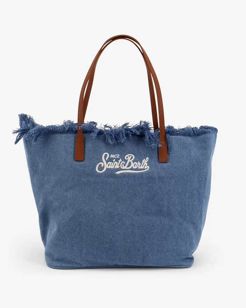 MC2 Saint Barth Canvas City bag shoulder bag -  - gender_Woman Blue