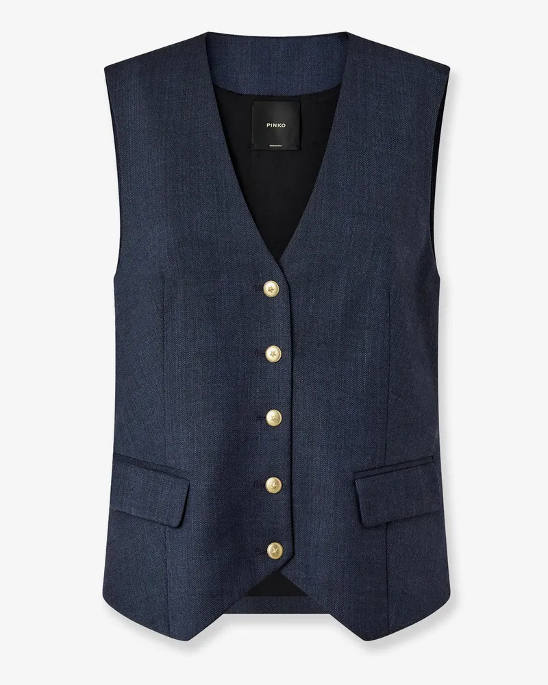 Pinko Ketchup wool blend vest -  - gender_Woman Blue