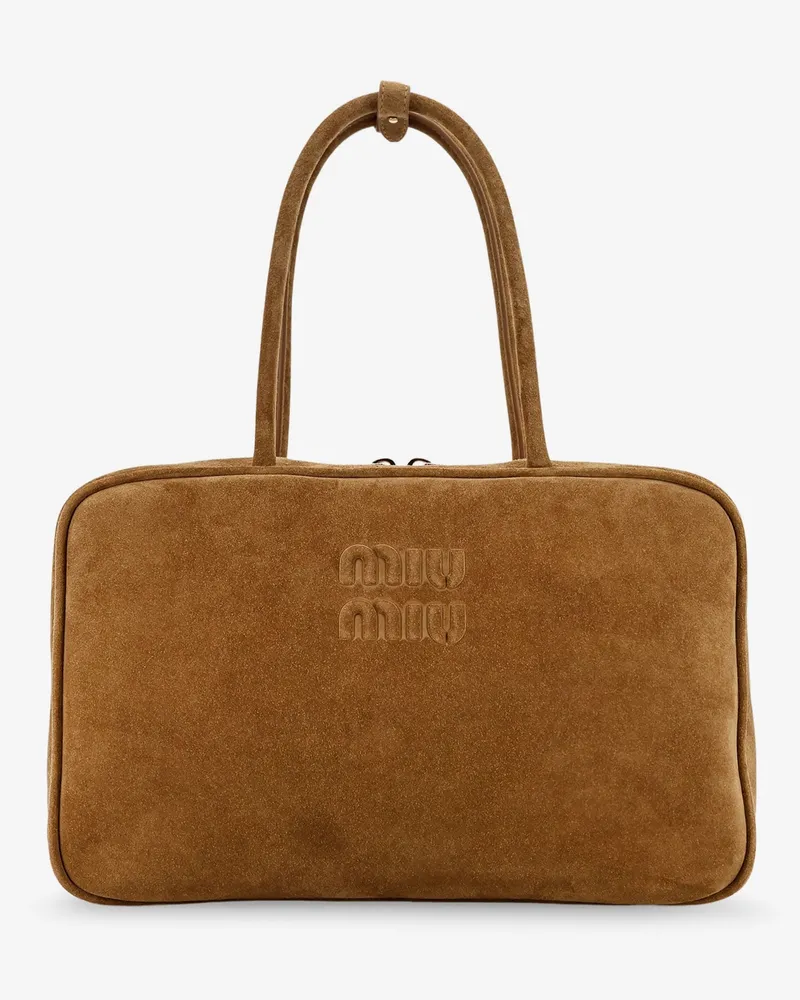 Miu Miu Beau suede handbag -  - gender_Woman Brown