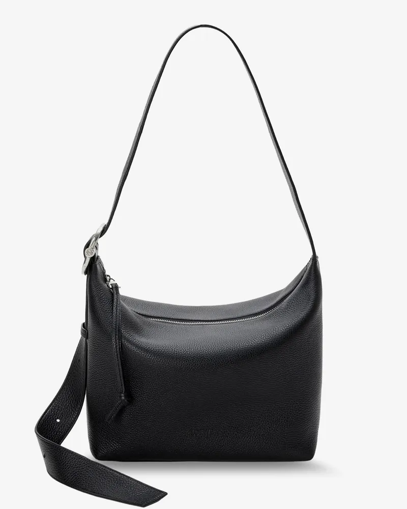 Loewe Loop leather crossbody bag -  - gender_Man Black