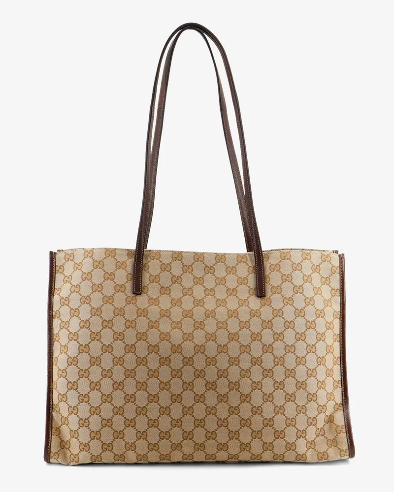 Gucci Londra GG fabric shoulder bag -  - gender_Woman Beige