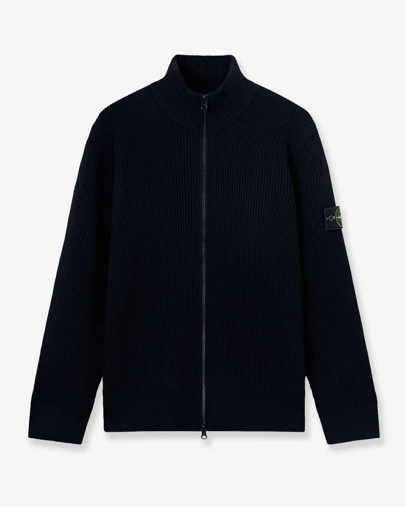 Stone Island Virgin wool cardigan -  - gender_Man Black