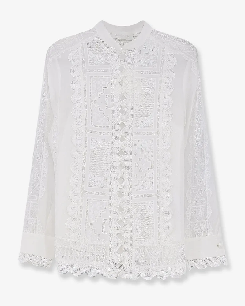 Zimmermann Aster cotton shirt -  - gender_Woman White