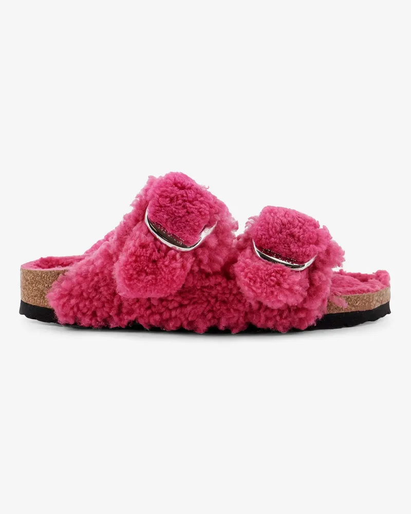 Birkenstock Arizona  Big Buckle Teddy River teddy sandals -  - gender_Woman Pink