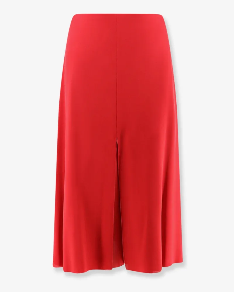 Valentino Garavani Midi silk skirt -  - gender_Woman Red