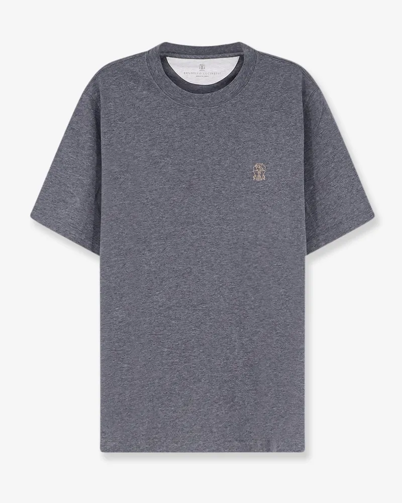 Brunello Cucinelli Cotton T-shirt -  - gender_Man Grey