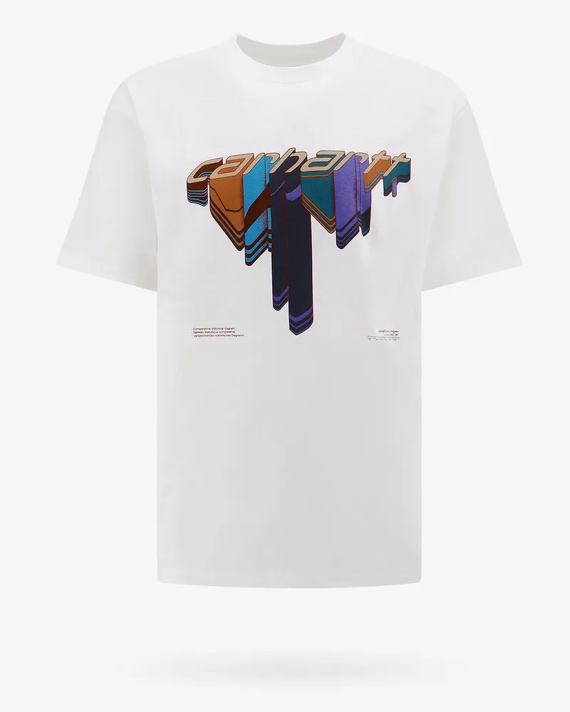 Carhartt WIP Organic cotton t-shirt with diagram script print -  - gender_Man White