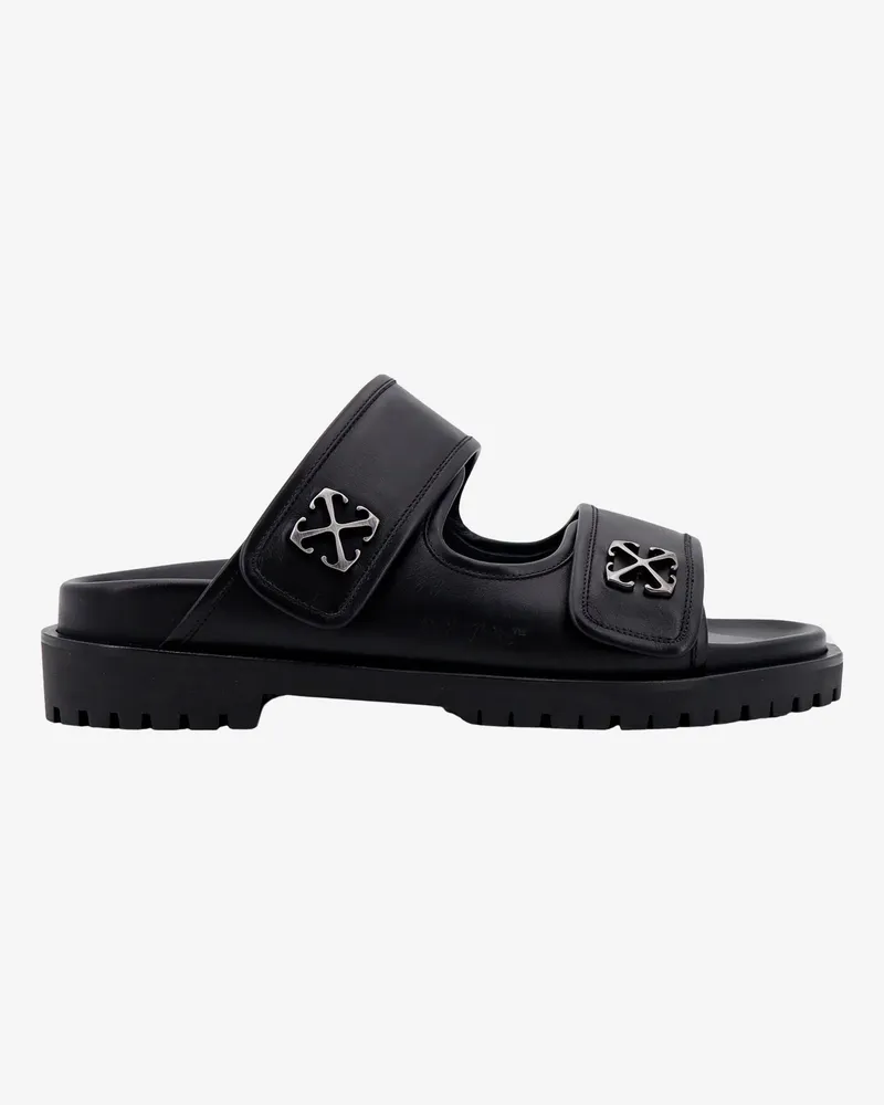 OFF-WHITE Leather sandals -  - gender_Man Black