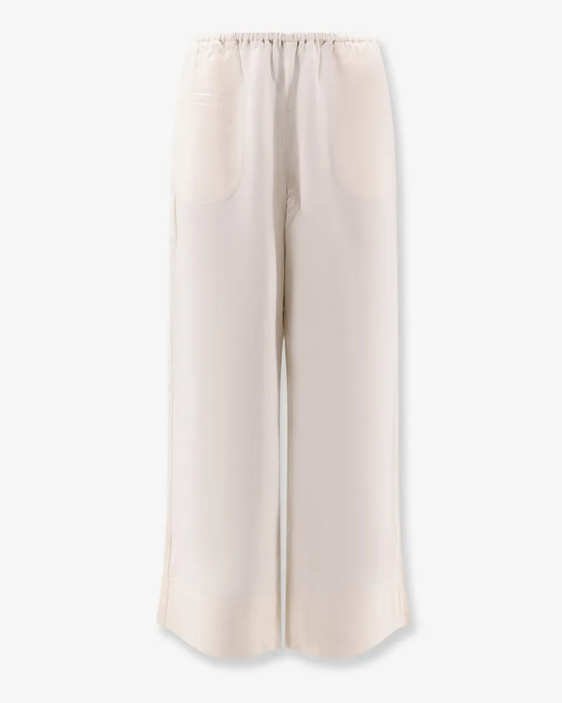Totême Viscose trousers -  - gender_Woman White