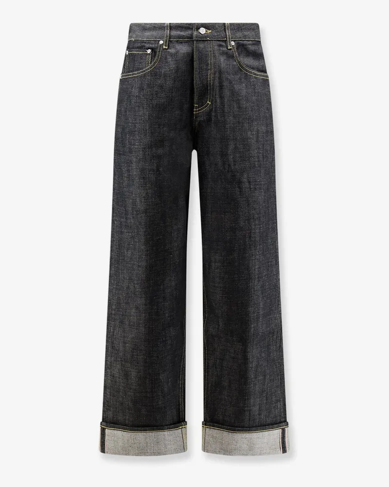 REPRESENT Selvedge Denim shirt -  - gender_Man Black