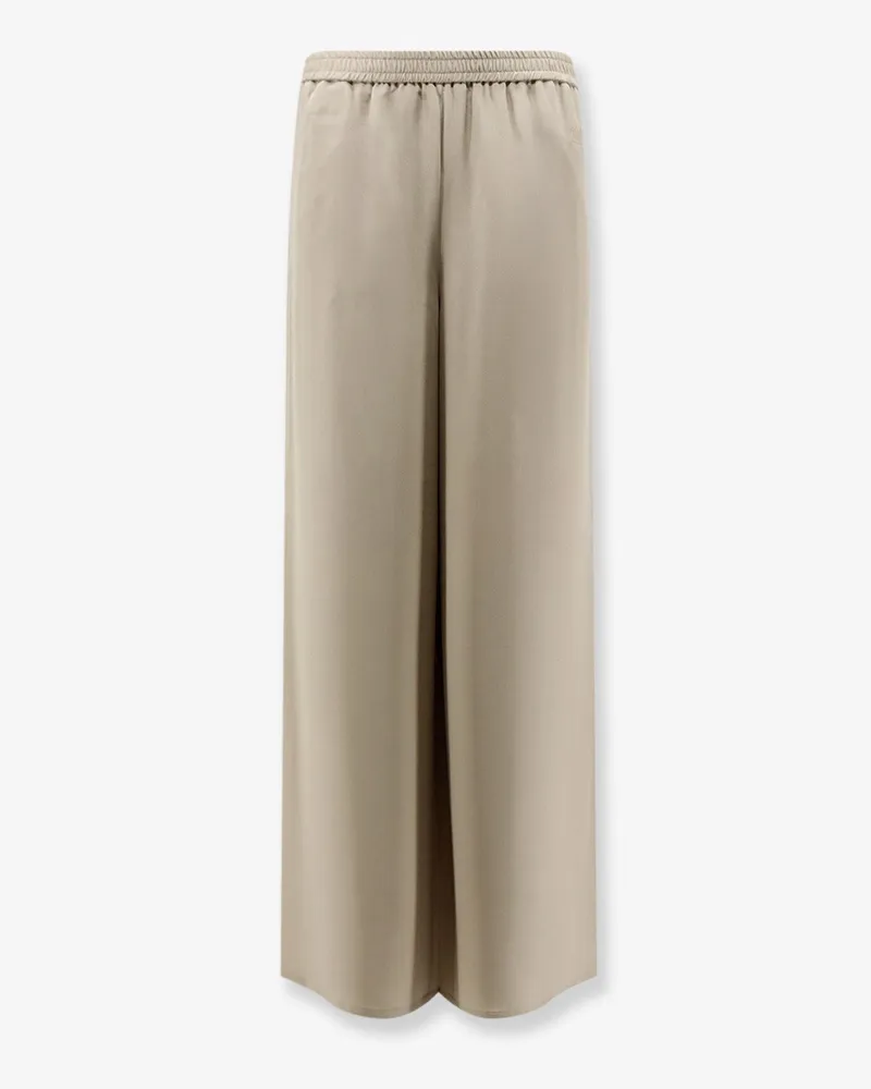 Max Mara Mxmvolonta silk trousers -  - gender_Woman Beige